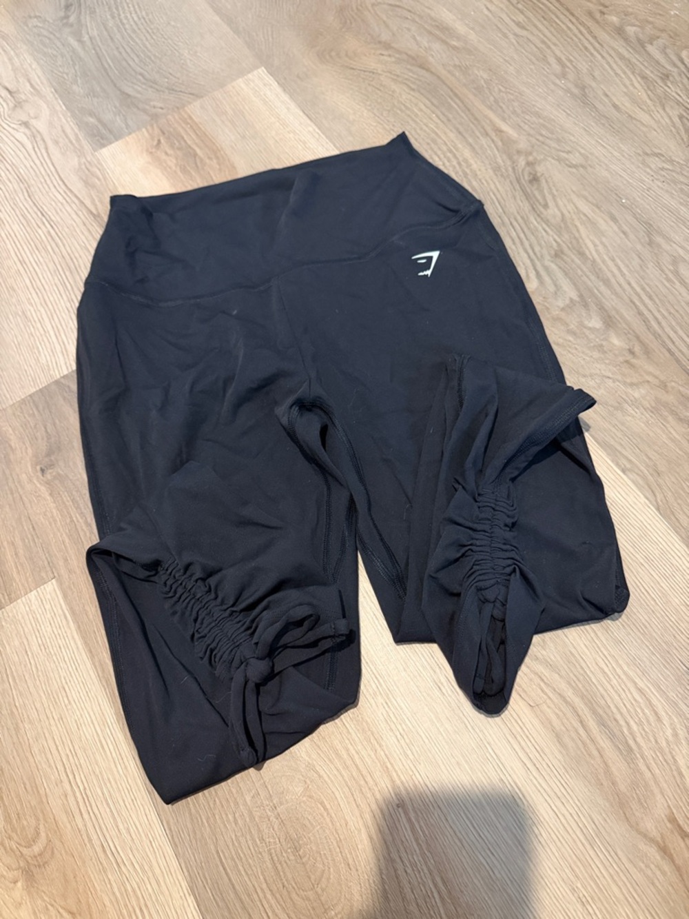 Gymshark Black Scrunch Hem Leggings